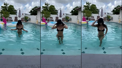 Keliah Kang Killian Im Freibad