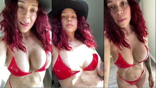 Latina Aphrodite Nahaufnahme eines großen Hinterns