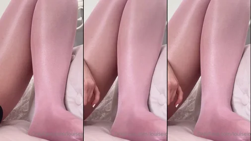 Louiseion Caressing Tits While Dildo In Pussy