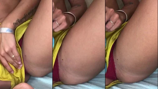 Luna Ventura Retar fittan med sexleksak i underkläder