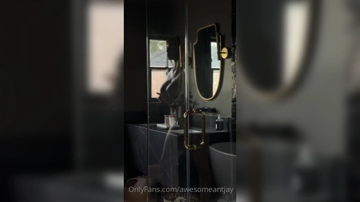 Antje Utgaard Mirror Play In The Bathroom
