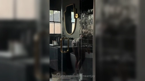 Antje Utgaard Mirror Play In The Bathroom