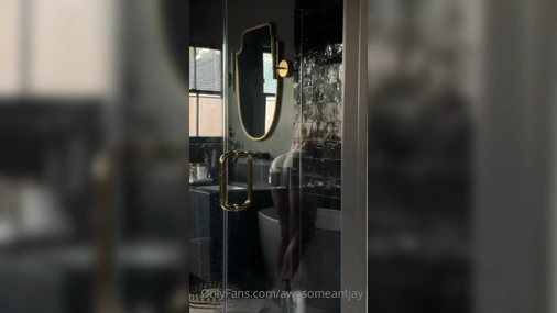 Antje Utgaard Mirror Play In The Bathroom