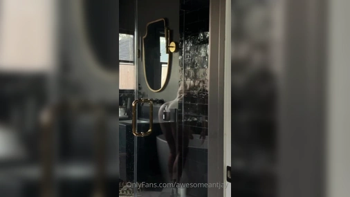 Antje Utgaard Mirror Play In The Bathroom
